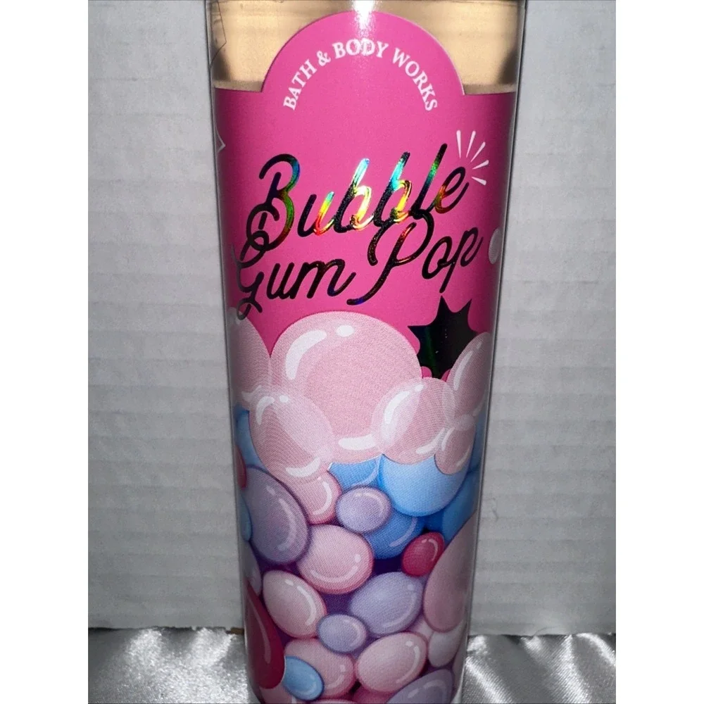 Bath & Body Works Bubble Gum Pop Fine Fragrance Mist 8oz Set of 2 New